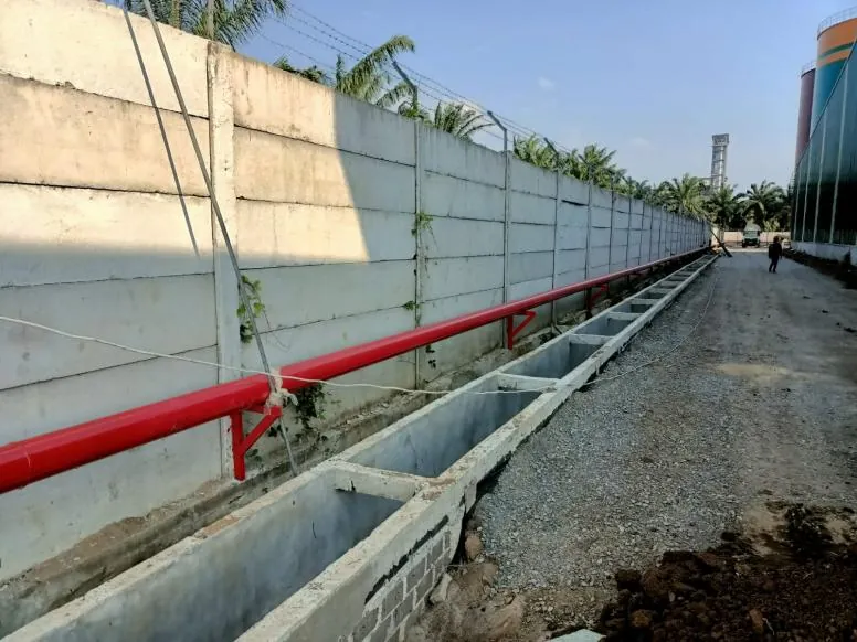 Illustrative photo of piping and piperack work