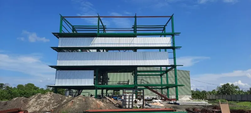 Illustrative photo of steel structures work