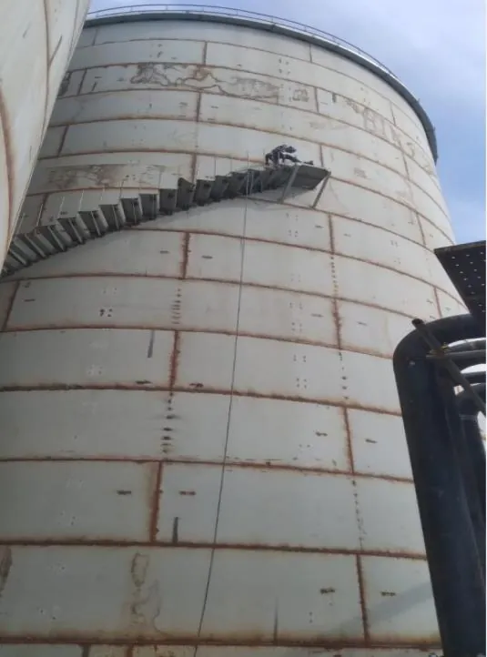 Illustrative photo of storage tanks work