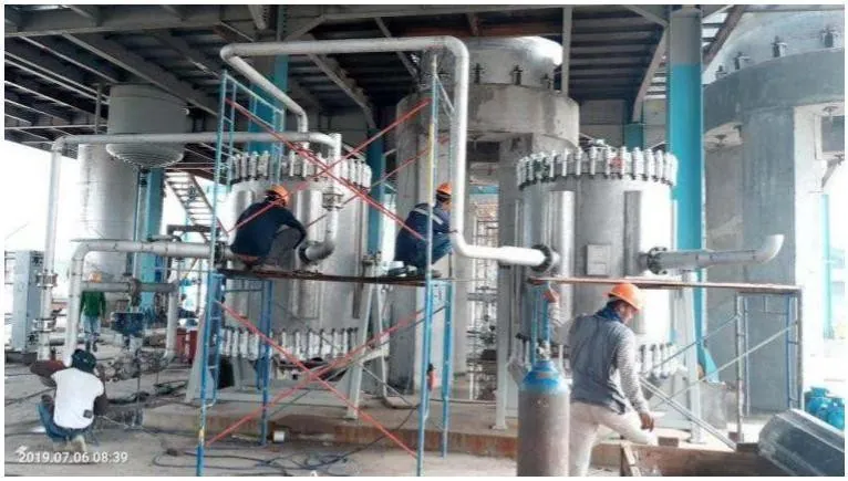 Illustrative photo of mechanical and cooling towers work